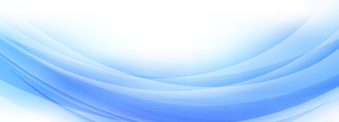 Abstract blue wavy with blurred light curved lines background