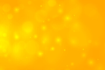 yellow bokeh background with sparking lights design