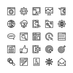Seo and Marketing Vector Icons 1