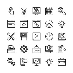 Seo and Marketing Vector Icons 3