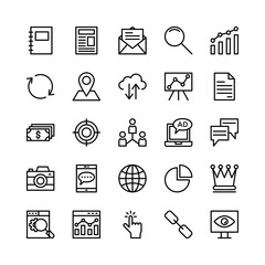 Seo and Marketing Vector Icons 4
