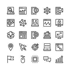 
Seo and Marketing Vector Icons 6
