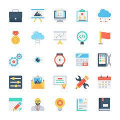 Design and Development Colored Vector Icons 4