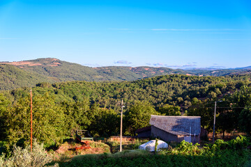 landscape of montesinho.
Natural Park of Montesinho during summer Portugal.