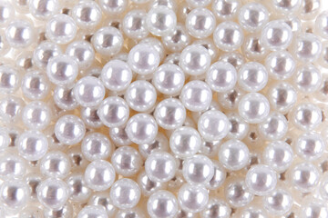 white pearls abstract background