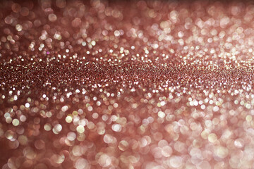 Pink glitter texture abstract background. Defocused bokeh.