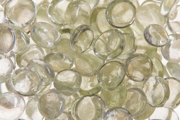 glass beads abstract background