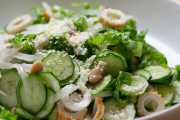 竹輪と野菜のサラダ