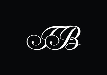 Initial Monogram Letter T B Logo Design Vector Template. T B Letter Logo Design