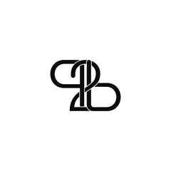 p2b letter original monogram logo design