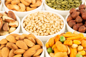 Various kind of nuts