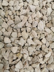 Background from natural stones used in construction and gardening