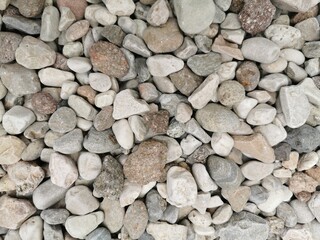 Background from natural stones used in construction and gardening