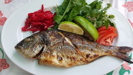 Lustiger Fischteller