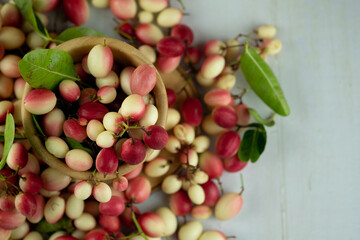 Carunda or Karonda close up in bowl