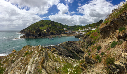 Blick auf Polperro (Cornwall)