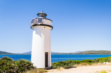 Panorama of a lighthouse near Alghero (Sardinia, Italy).