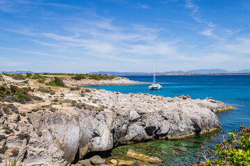 Southern coast of Isola di San Pietro (Sardinia, Italy).