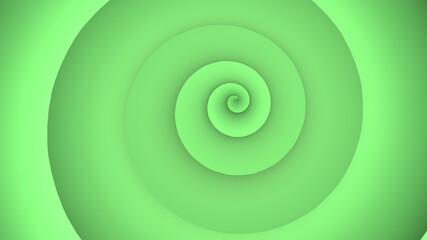 3d render green tunnel background for banner and some design