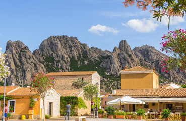 View of San Pantaleo (Olbia, Sardinia, Italy).