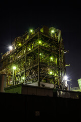 神奈川県川崎の工場夜景