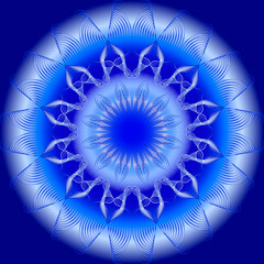 mandala snowflake floral abstract fantasy