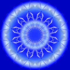 mandala snowflake floral abstract fantasy