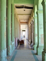 corridor of the old house, Havana