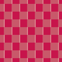 Pink squares on red seamless background.