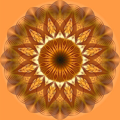 Mandala Floral Elements Ornament Fantasy