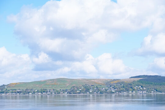 Cardross coast seaside village in Inverclyde Scotland