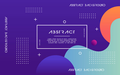 modern abstract liquid color background. dynamic textured geometric elements design.can be used on posters,banner,web and any more