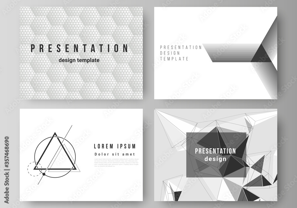 Poster the minimalistic abstract vector illustration layout of the presentation slides design business temp