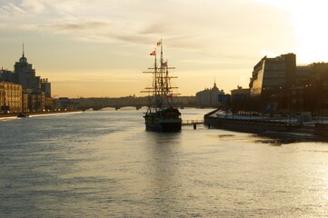 Fototapeta premium Sunset St.Petersburg