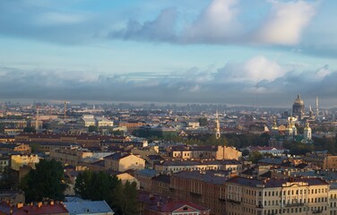 Fototapeta na wymiar panorama of St.Petersburg