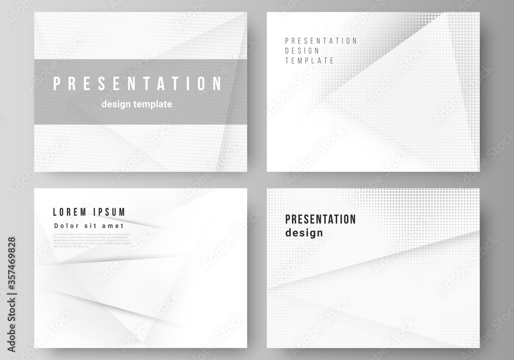 Poster vector layout of the presentation slides design templates, multipurpose template for presentation br