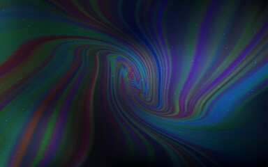 Dark BLUE vector layout with cosmic stars.