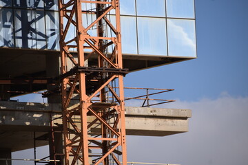 Naklejka premium steel construction site
