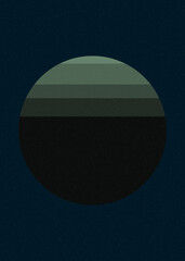 Crossing lines generativeart style colorful logo illustration