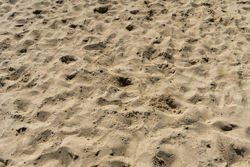 Fototapeta na wymiar Beachvolleyball Sand