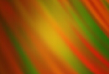 Dark Orange vector background with straight lines.