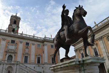 Fototapeta na wymiar Roma Marco Aurelio