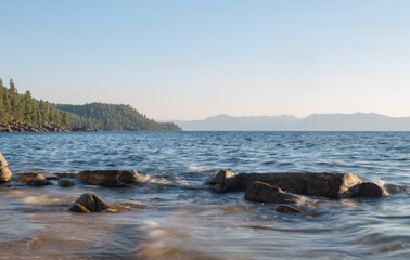 Golden hour at Lake Tahoe, California, USA