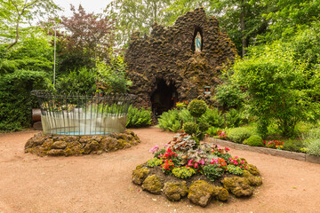 Lourdes Grotte in der Eifel in der Nähe von Monschau
