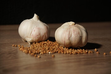 Garlic & buckwheat