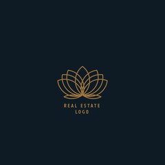 Abstract Buildings Logo. Real Estate Logo. Apartment Logo. Architecture, Resort and Creative House Logo.