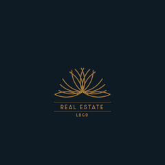 Abstract Buildings Logo. Real Estate Logo. Apartment Logo. Architecture, Resort and Creative House Logo.