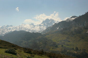 Fototapeta premium Primavera en el Parque Nacional de los Picos de Europa