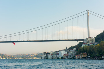 Fatih Sultan Mehmet Bridge in Istanbul,