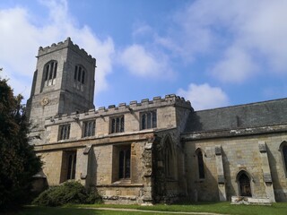 Fototapeta na wymiar Ancient church Yorkshire England UK